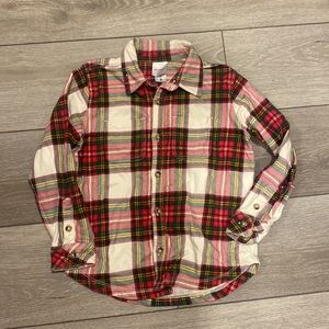 Hanna Andersson long sleeve flannel size 5 (110cm)